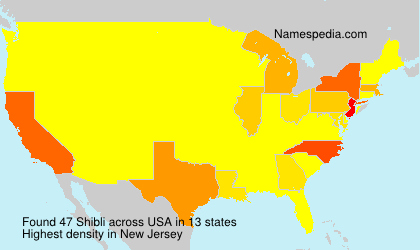 Surname Shibli in USA