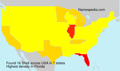 Surname Shidi in USA Surname Shidi in USA