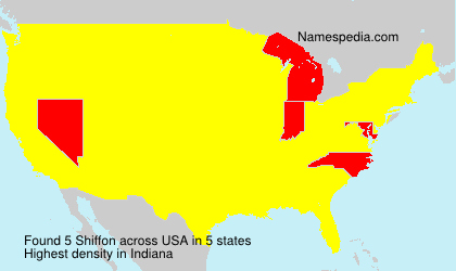Surname Shiffon in USA Surname Shiffon in USA
