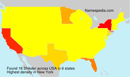 Surname Shikder in USA Surname Shikder in USA