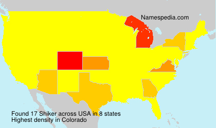Surname Shiker in USA Surname Shiker in USA