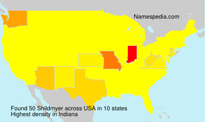 Surname Shildmyer in USA Surname Shildmyer in USA