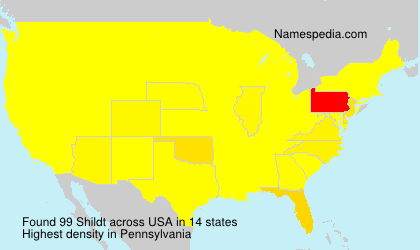 Surname Shildt in USA Surname Shildt in USA
