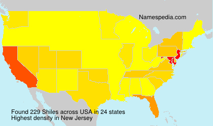Surname Shiles in USA Surname Shiles in USA