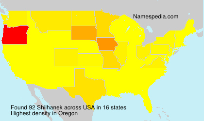 Surname Shilhanek in USA Surname Shilhanek in USA