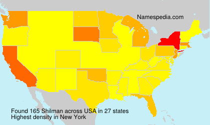 Surname Shilman in USA Surname Shilman in USA
