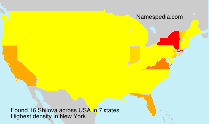 Surname Shilova in USA Surname Shilova in USA