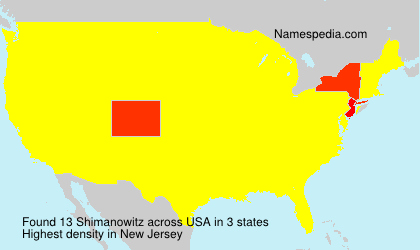Surname Shimanowitz in USA Surname Shimanowitz in USA