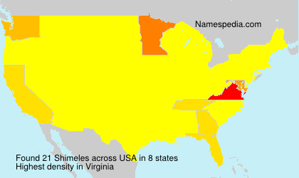 Surname Shimeles in USA Surname Shimeles in USA