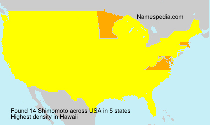Surname Shimomoto in USA Surname Shimomoto in USA