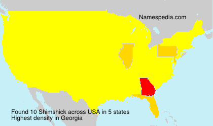 Surname Shimshick in USA Surname Shimshick in USA