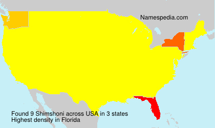 Surname Shimshoni in USA Surname Shimshoni in USA
