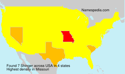 Surname Shinger in USA Surname Shinger in USA