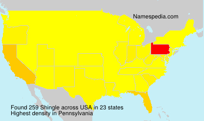 Surname Shingle in USA Surname Shingle in USA