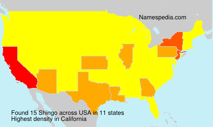 Surname Shingo in USA Surname Shingo in USA