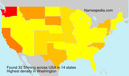 Surname Shining in USA Surname Shining in USA