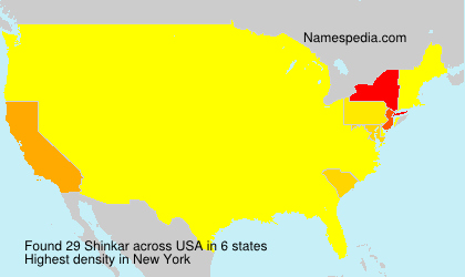 Surname Shinkar in USA Surname Shinkar in USA