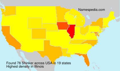 Surname Shinker in USA Surname Shinker in USA