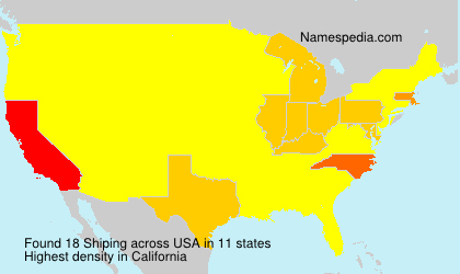 Surname Shiping in USA Surname Shiping in USA