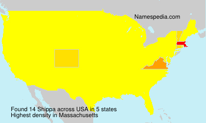 Surname Shippa in USA Surname Shippa in USA