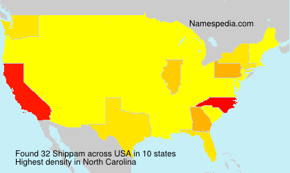 Surname Shippam in USA Surname Shippam in USA
