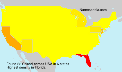 Surname Shirdel in USA Surname Shirdel in USA