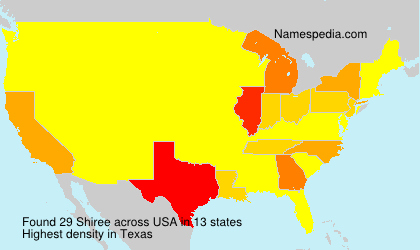 Surname Shiree in USA Surname Shiree in USA