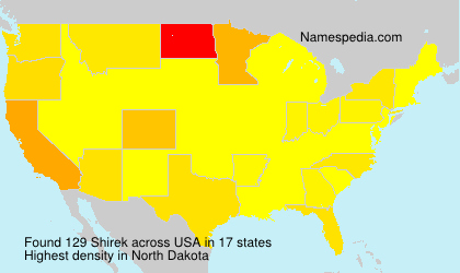 Surname Shirek in USA Surname Shirek in USA