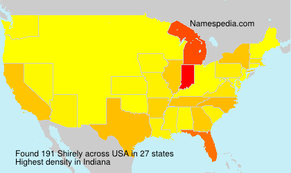 Surname Shirely in USA Surname Shirely in USA