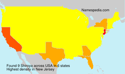 Surname Shiroya in USA Surname Shiroya in USA
