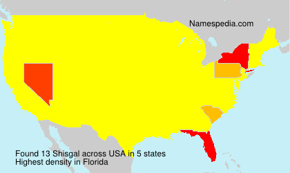 Surname Shisgal in USA Surname Shisgal in USA
