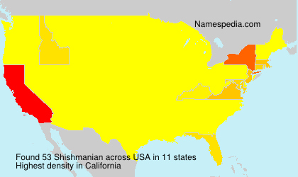 Surname Shishmanian in USA Surname Shishmanian in USA