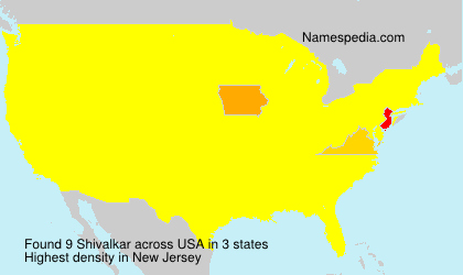 Surname Shivalkar in USA Surname Shivalkar in USA