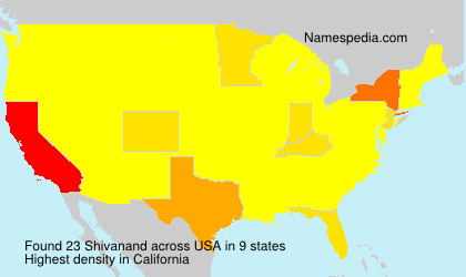 Surname Shivanand in USA Surname Shivanand in USA