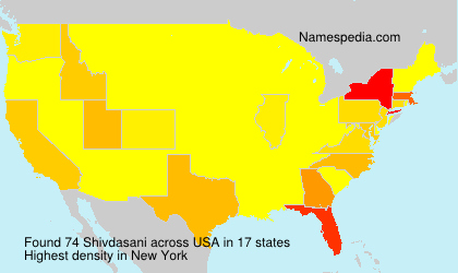 Surname Shivdasani in USA Surname Shivdasani in USA