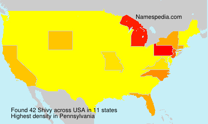 Surname Shivy in USA Surname Shivy in USA