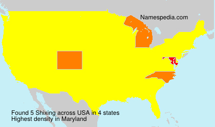 Surname Shixing in USA Surname Shixing in USA