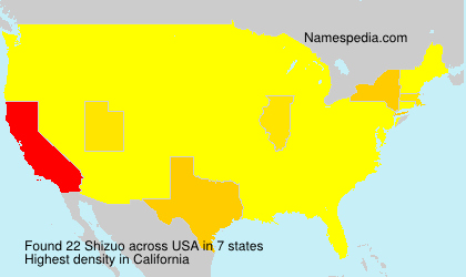 Surname Shizuo in USA Surname Shizuo in USA