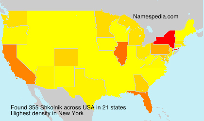 Surname Shkolnik in USA Surname Shkolnik in USA