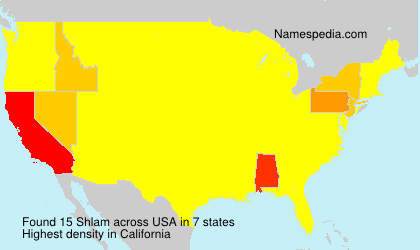 Surname Shlam in USA Surname Shlam in USA