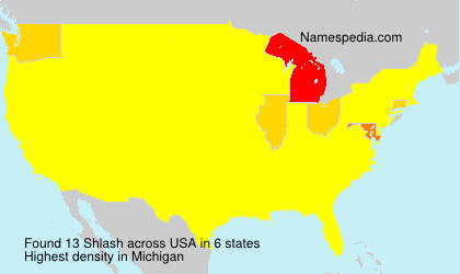 Surname Shlash in USA Surname Shlash in USA
