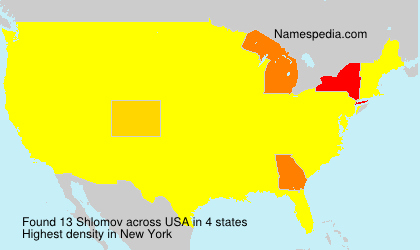 Surname Shlomov in USA Surname Shlomov in USA