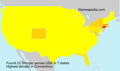 Surname Shluger in USA Surname Shluger in USA