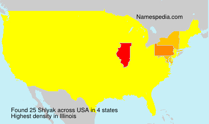 Surname Shlyak in USA