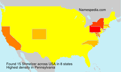 Surname Shmelzer in USA Surname Shmelzer in USA