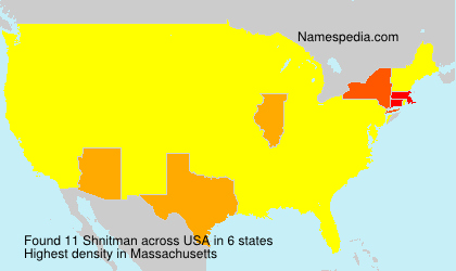 Surname Shnitman in USA Surname Shnitman in USA