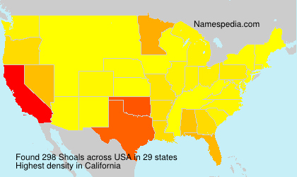 Surname Shoals in USA Surname Shoals in USA