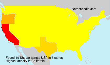 Surname Shobar in USA Surname Shobar in USA
