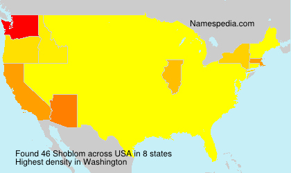 Surname Shoblom in USA Surname Shoblom in USA