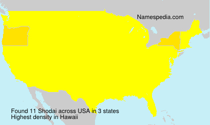 Surname Shodai in USA Surname Shodai in USA